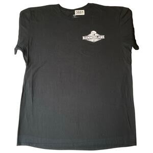 Hammerlane USA Men T-shirt size XL Short Sleeve Asphalt Cowboy Black